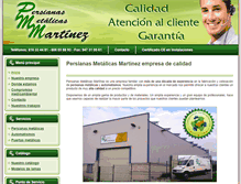 Tablet Screenshot of persianasmartinez.com